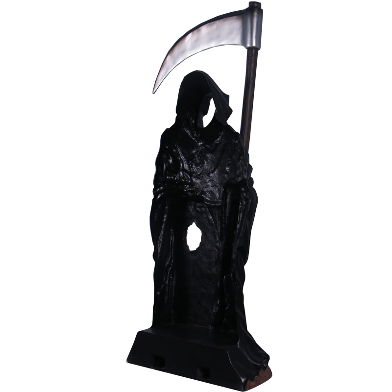 日本最大級のFRP造形物オブジェ専門店CARUNA / 鎌を持った死神 顔出し / Grim Reaper - Photo Op